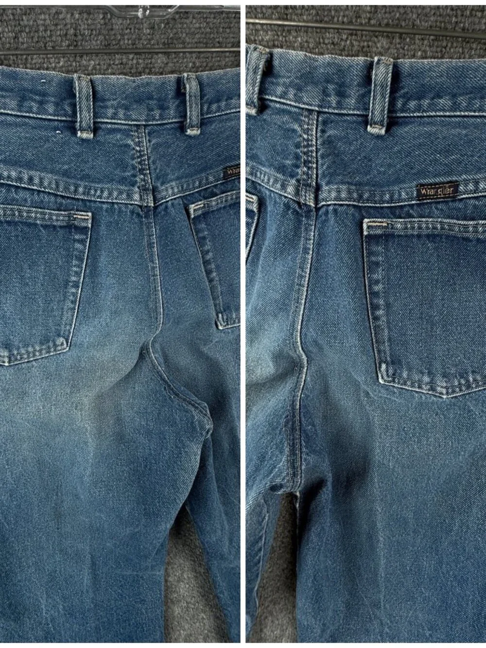 VTG Wrangler Scovill Misses Women Blue Denim Jeans USA Made MX319KA
